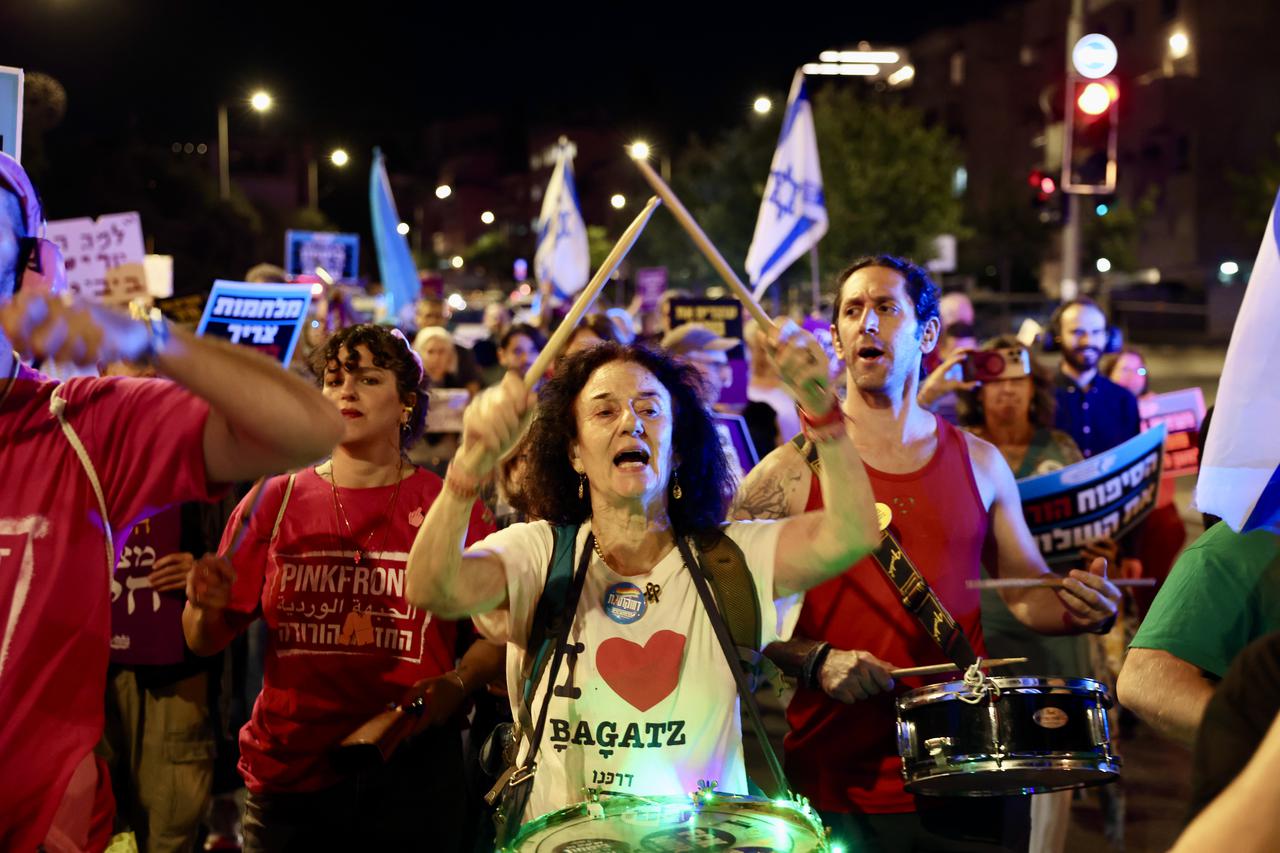 Anti government protest in Jerusalem