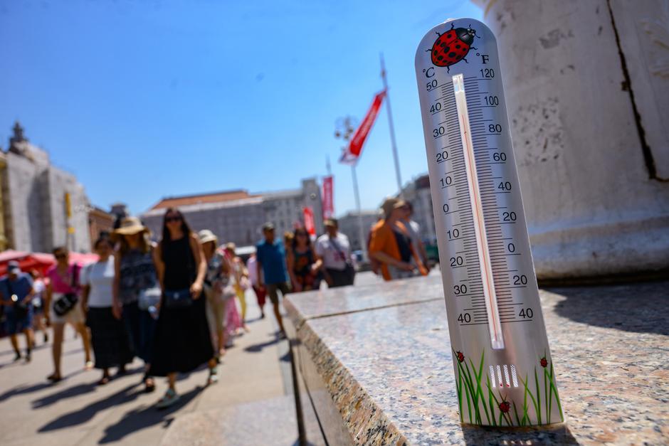 Zagreb: Vrhunac toplinskog vala