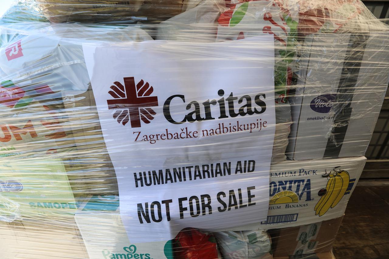 Zagreb: Caritas Zagrebačke nadbiskupije otpremio 43 paleta humanitarne pomoći za Ukrajinu