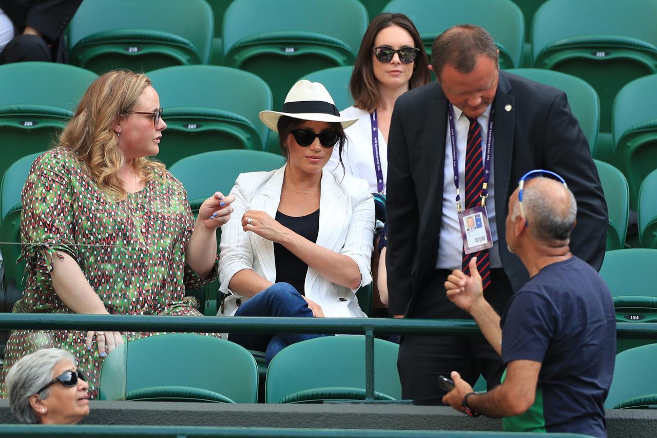 Meghan Markle na Wimbledonu