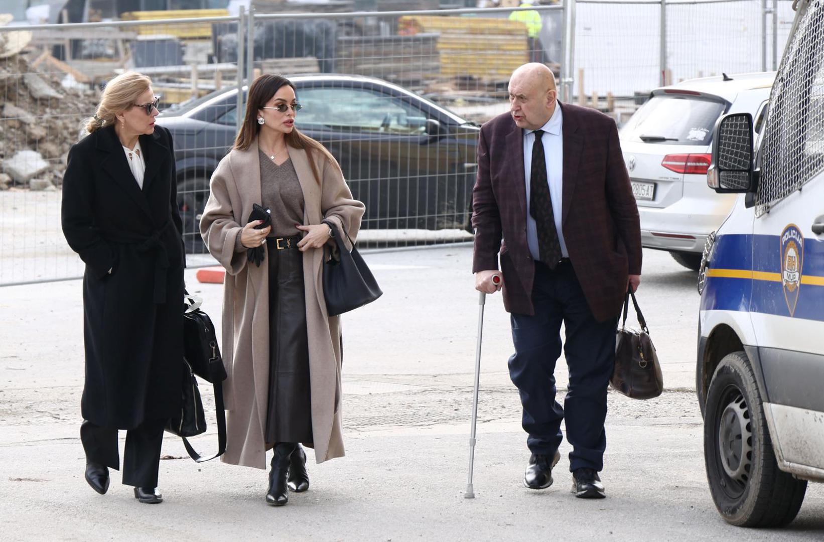 Severina je u sudnici bila u pratnji odvjetnika  Jasminke Biloš i Čede Prodanovića.