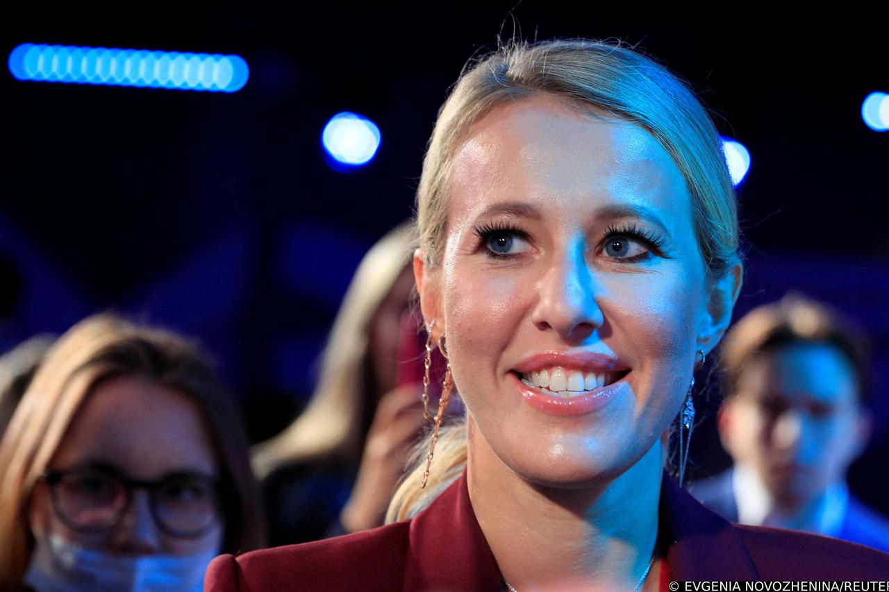FILE PHOTO: Russian socialite and journalist Ksenia Sobchak
