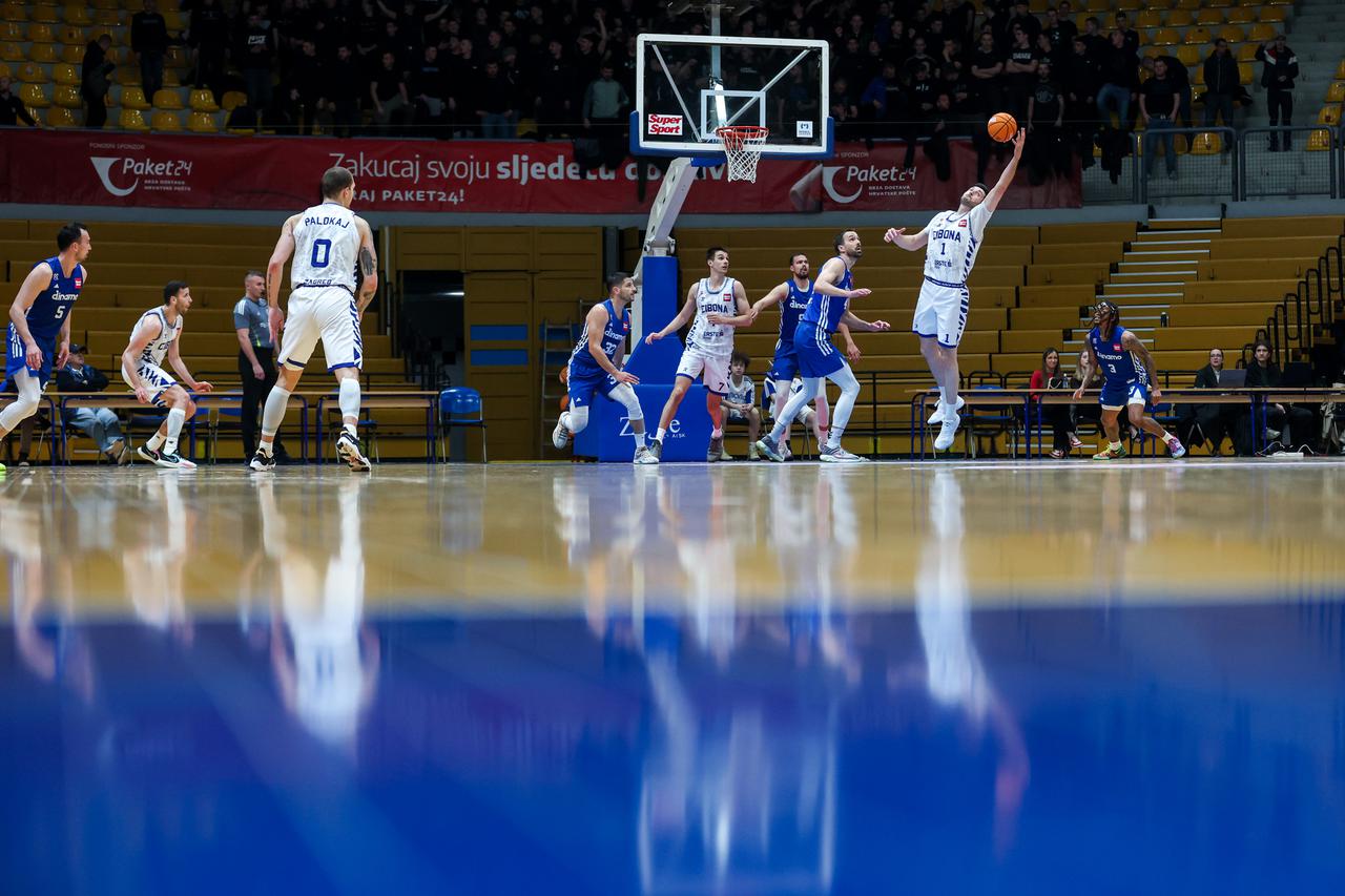Zagreb: Cibona i Dinamo susreli se u 24. kolu SuperSport Premijer lige