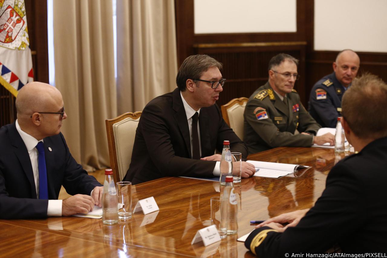 Beograd: Sastanak predsjednik Vučića i predsjedavajućeg Vojnog odbora NATO-a admirala Bauera