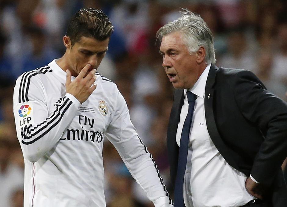 Cristiano Ronaldo i Carlo Ancelotti