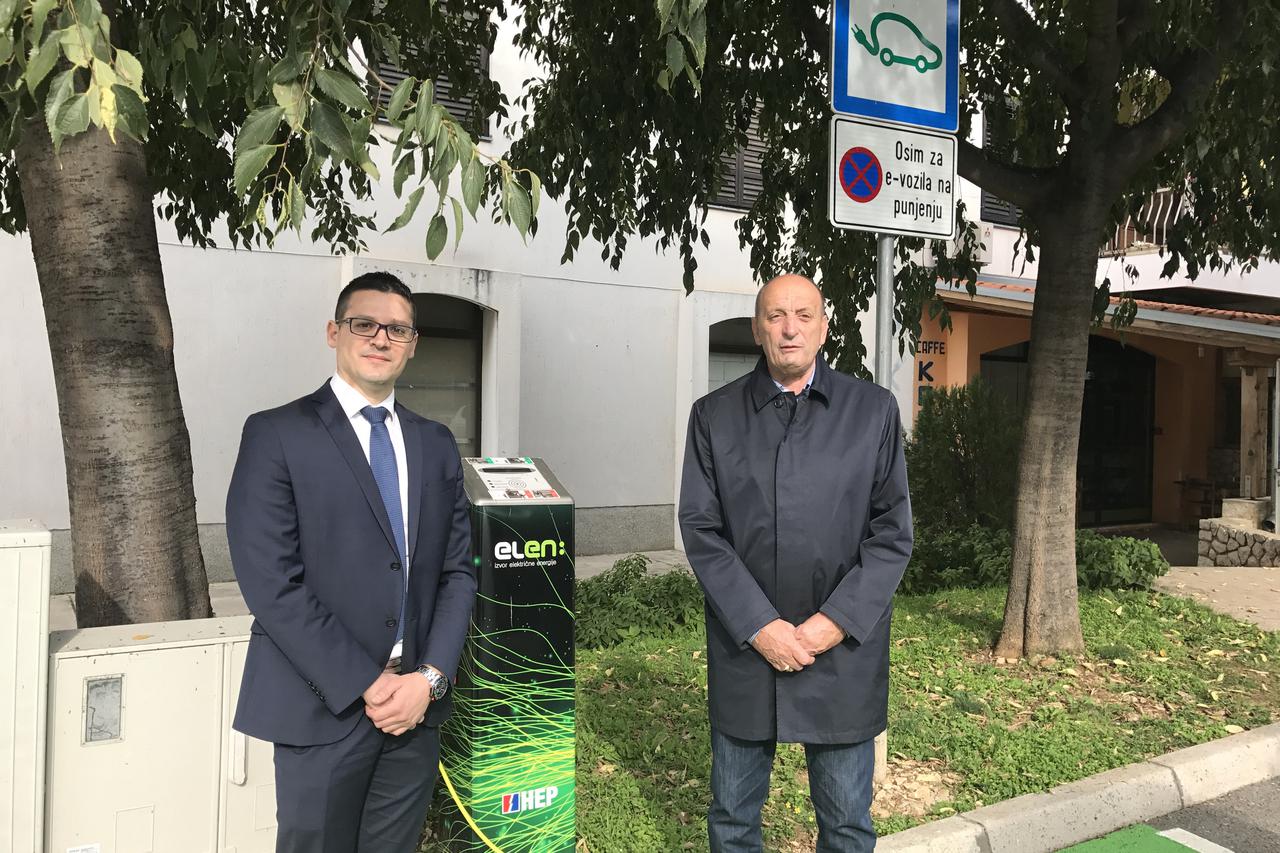 U rad puštena ELEN punionica za električna vozila u Novom Vinodolskom