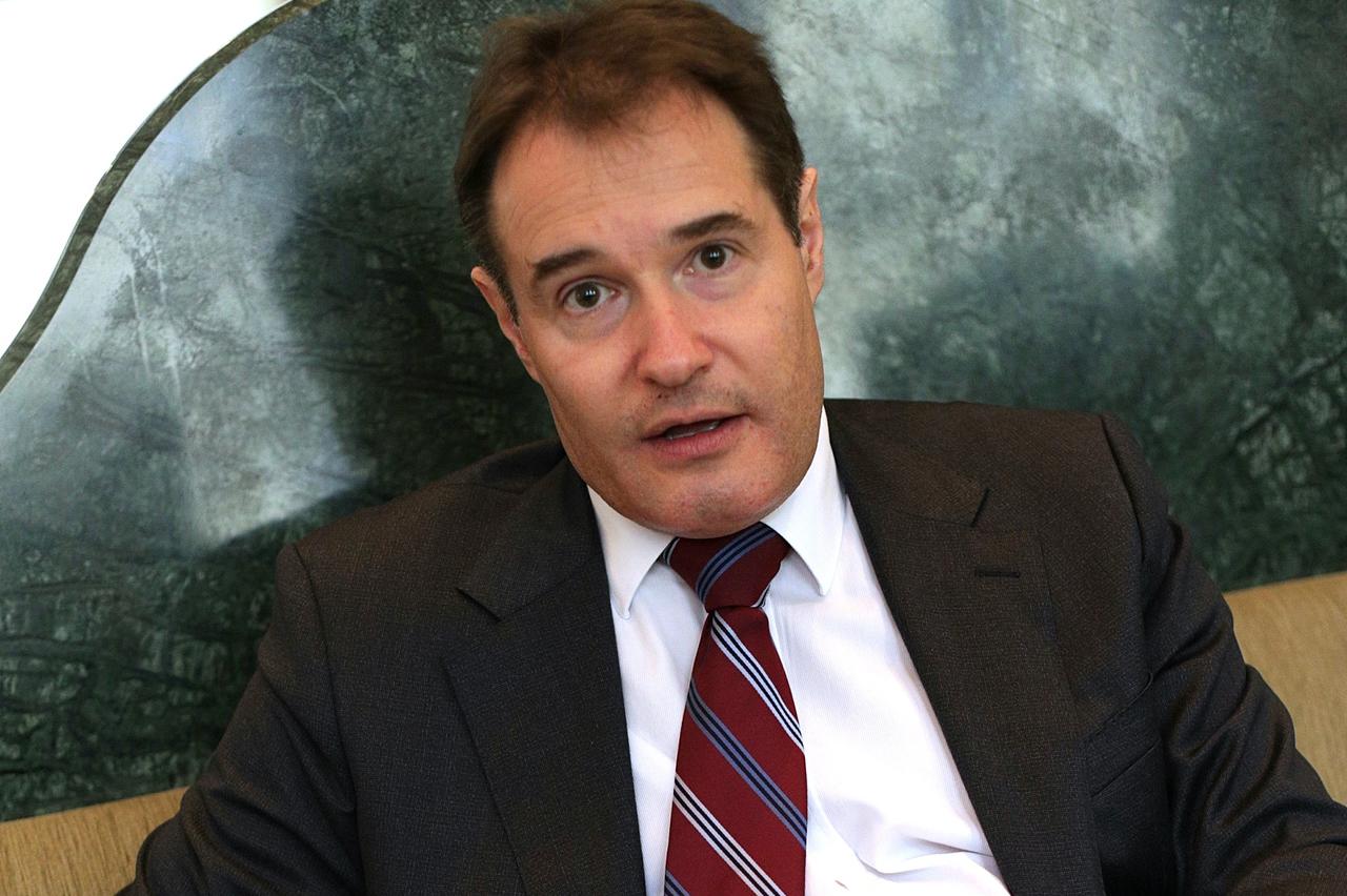 27.03.2015., Zagreb - Fabrice Leggeri, izvrsni direktor Europske agencije za upravljanje operativnom suradnjom na vanjskim granicama drzava clanica Europske unije Frontex.  Photo: Zarko Basic/PIXSELL
