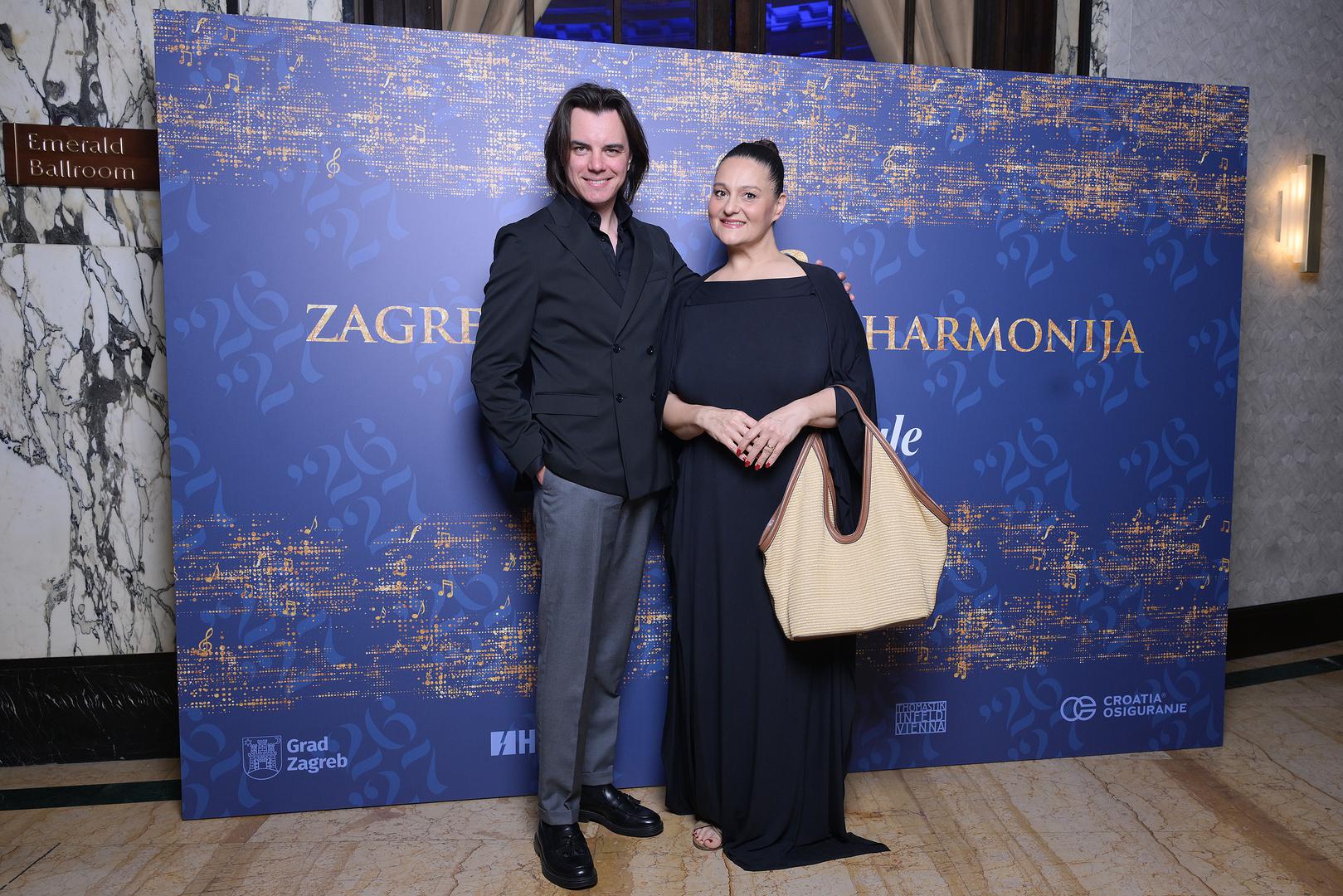 Šef dirigent Zagrebačke filharmonije Dawid Runtz i Martina Tomčić