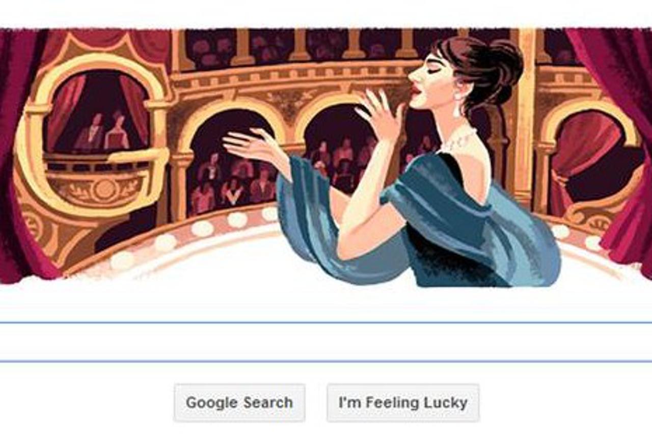 maria callas,google doodle
