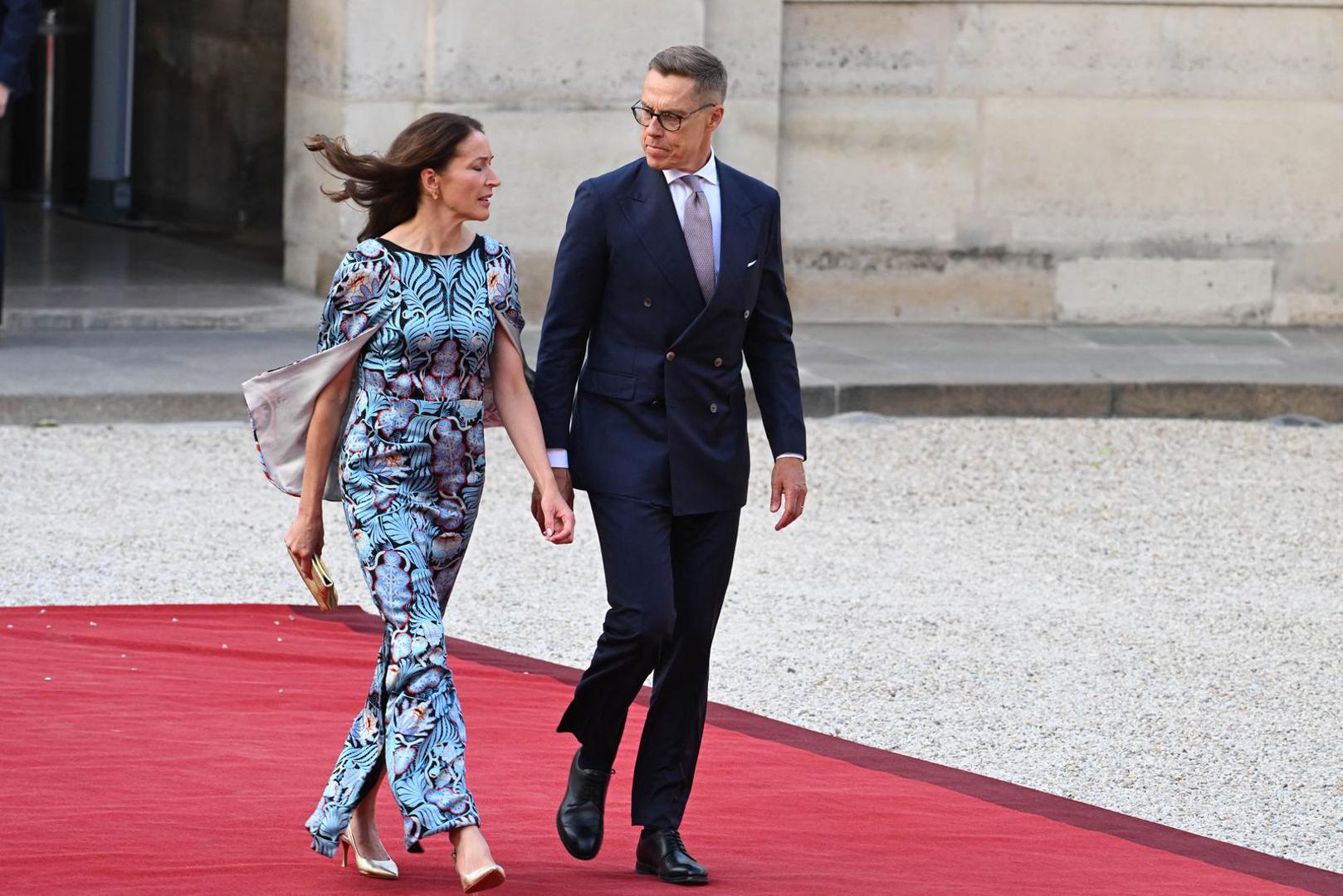 Finski predsjednik Alexander Stubb i njegova supruga Suzanne Innes-Stubb