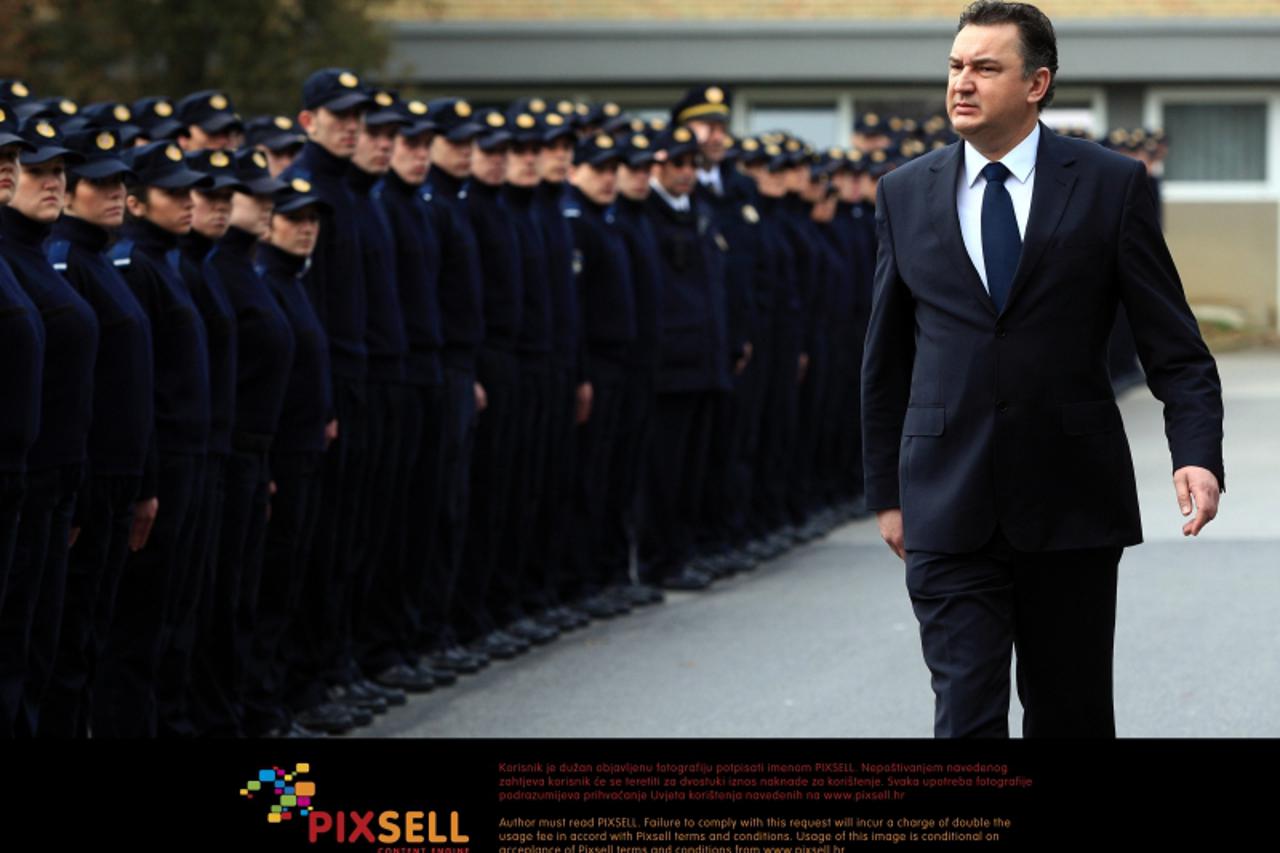 '13.01.2011.Zagreb, Hrvatska - Policijska akademija, Avenija G. Suska.Svecana prisega sedmog narastaja polaznike Programa obrazovanja odraslih za policajce i policajke.Oliver Grbic, ravnatelj policije