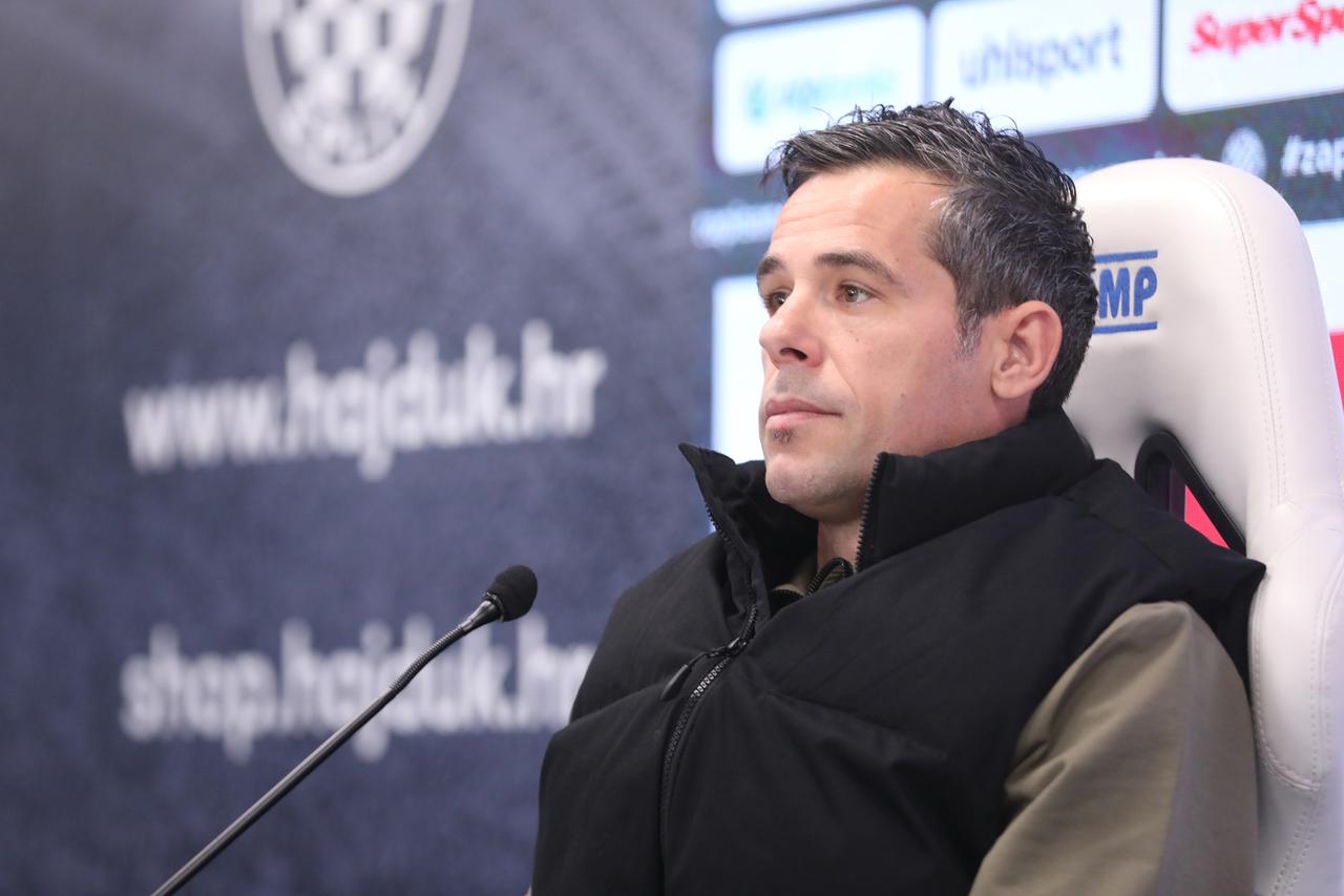 Split: Trener Hajduka Mislav Karoglan održao konferenciju uoči utakmice s GNK Dinamo