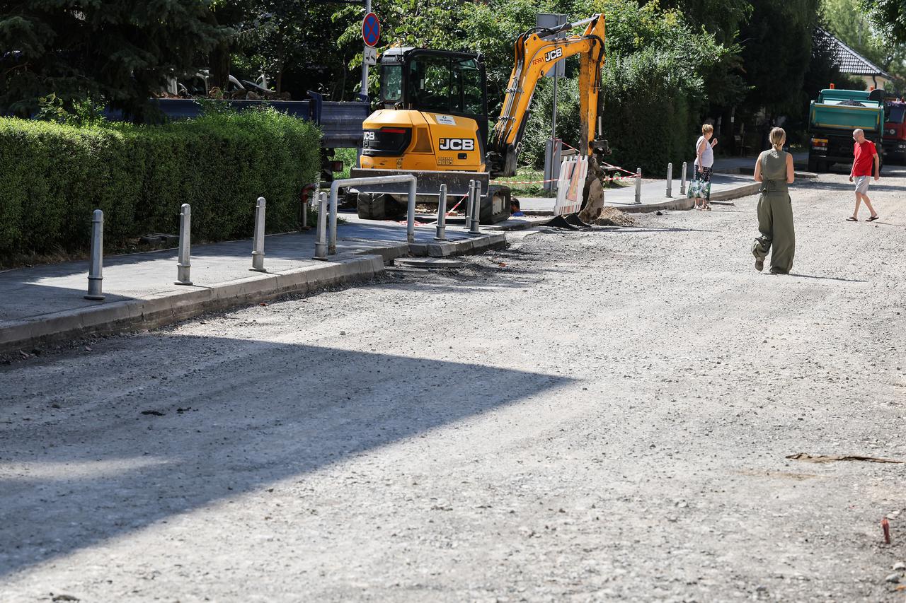 Zagreb: Radovi u Ulici Gajnice