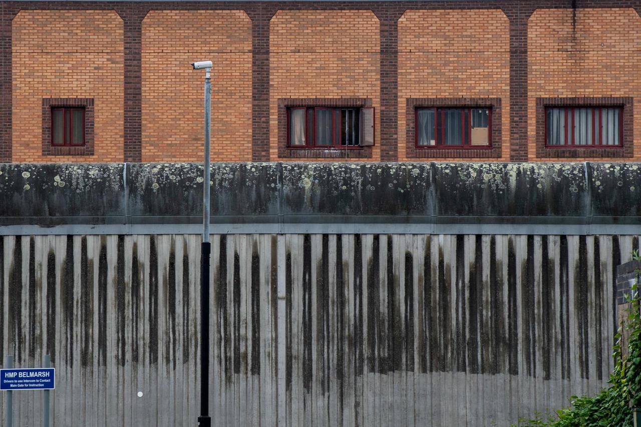 FILE PHOTO: A general view of the Belmarsh prison, in London