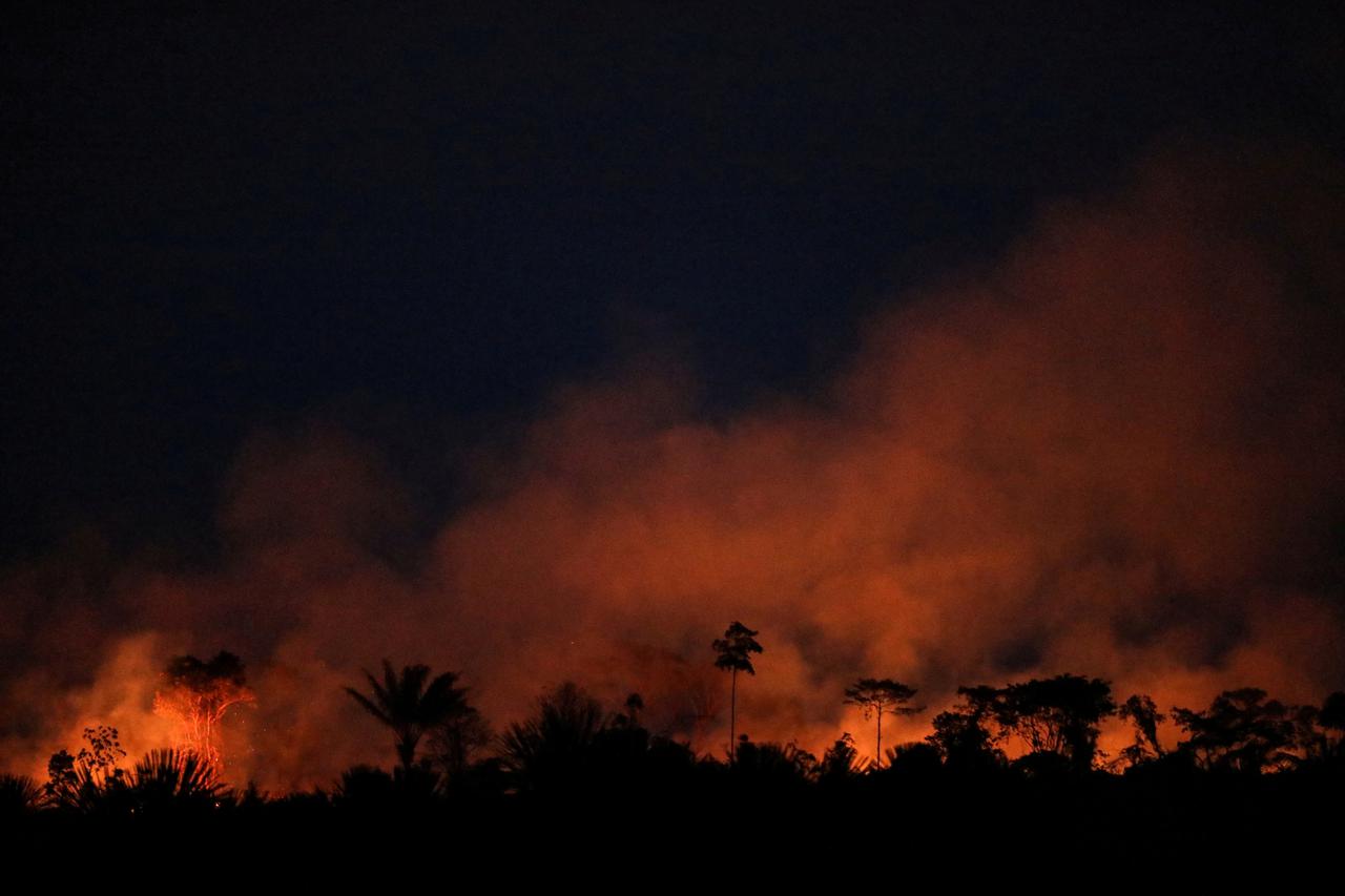 FILE PHOTO: Fires surge in Brazilian Amazon