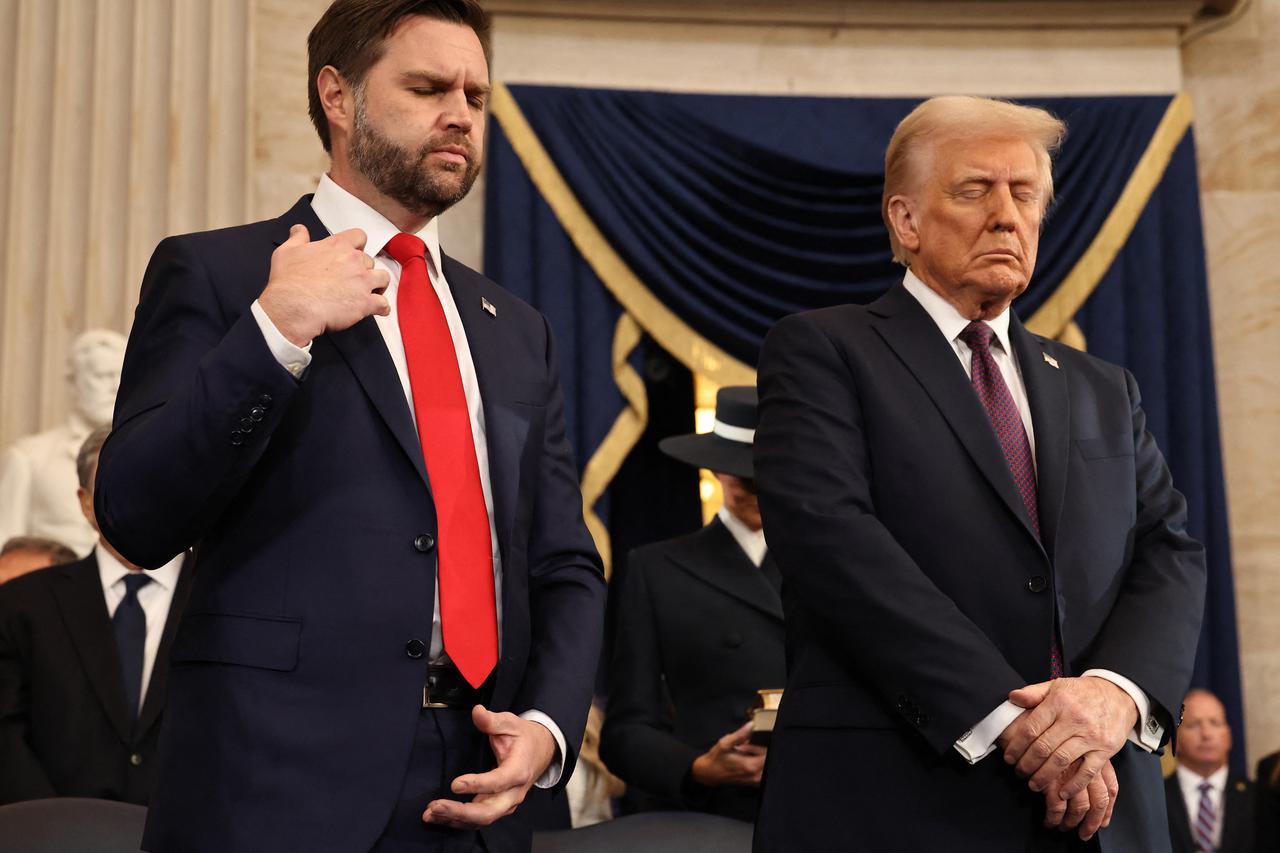President Trump And VP JD Vance At Presidential Inauguration - USA