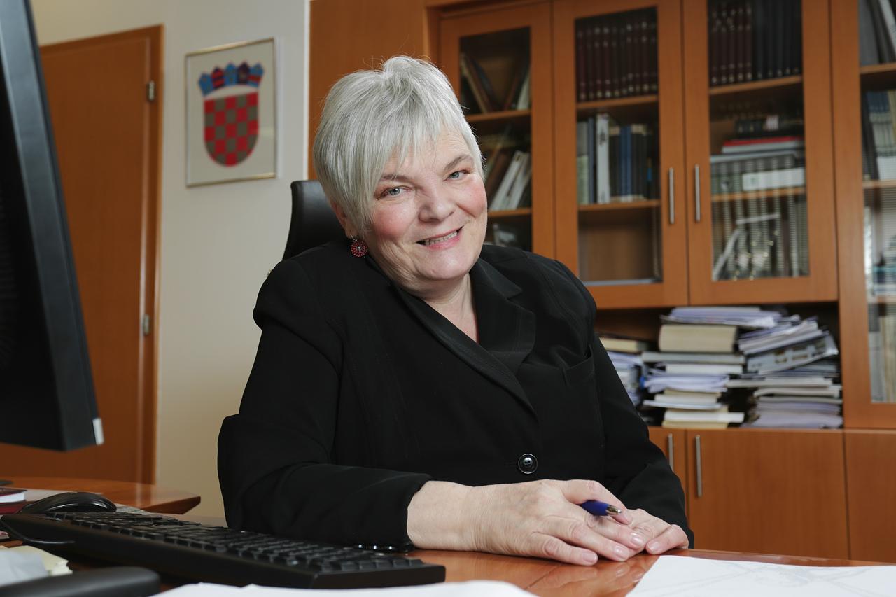 12.03.2015., Zagreb - Ravnateljica Nacionalne i sveucilisne knjiznice Dunja Seiter - Sverko. Photo: Tomislav Miletic/PIXSELL