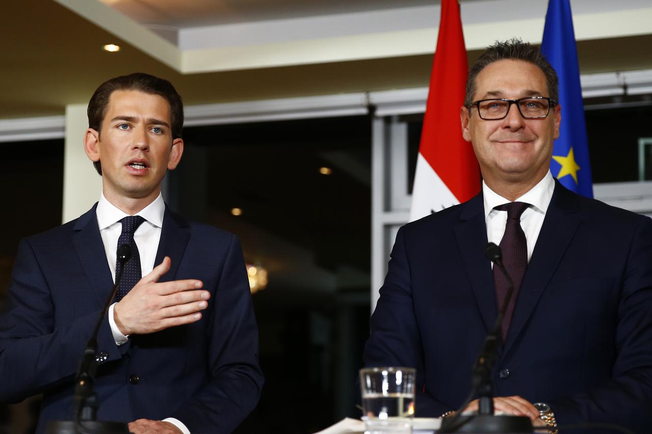 Sebastian Kurz i Heinz-Christian Strache