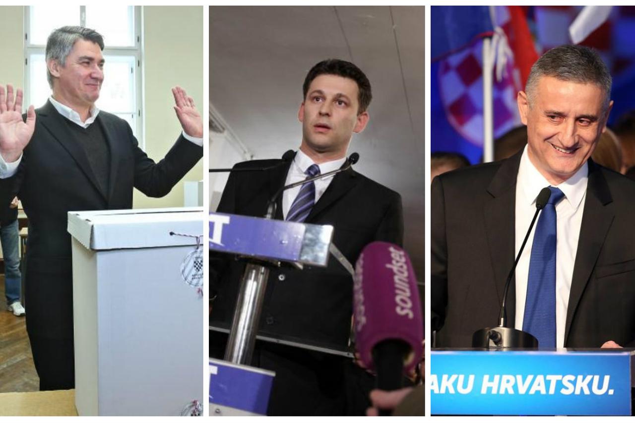 Milanović, Petrov i Karamarko