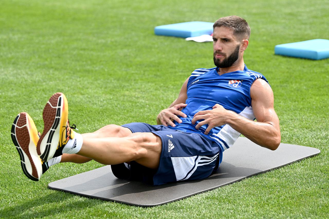 Brdo kod Kranja: Nogometaši Dinama odradili jutranji trening 