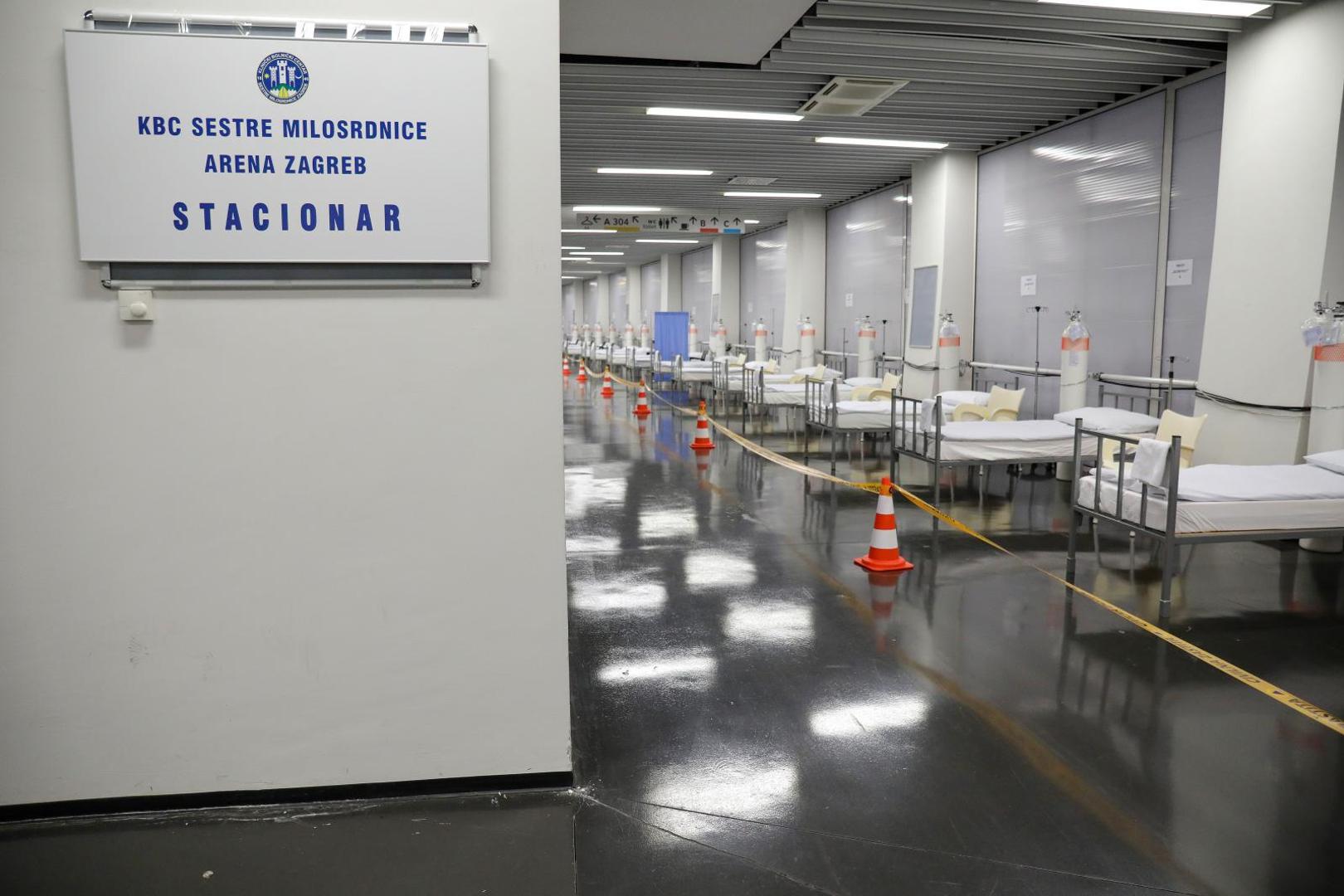 03.11.2020., Zagreb - Predstavljanje operativnog stozera Arene Zagreb za pomoc zdravstvenom sustavu RH u razdoblju COVID-19 pandemije. Photo: Emica Elvedji/PIXSELL