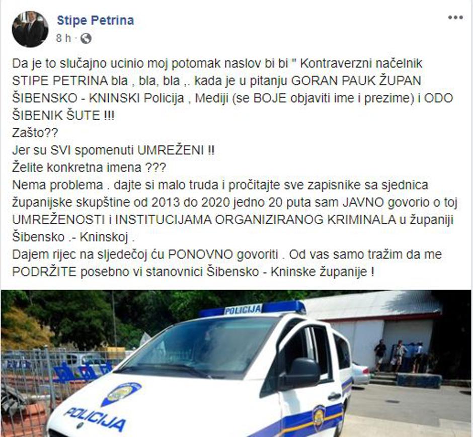 Komentar Stipe Petrine