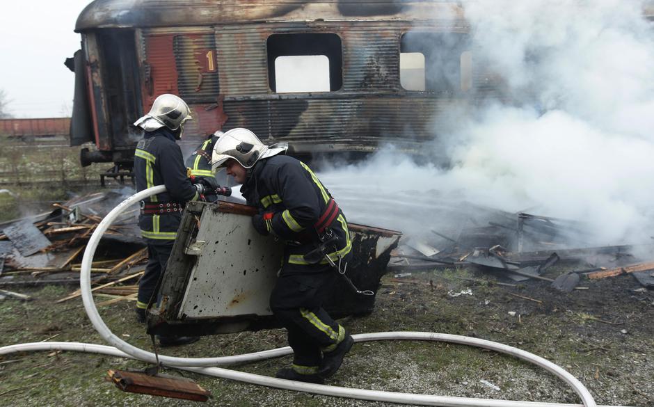 požar Ranžirni kolodvor