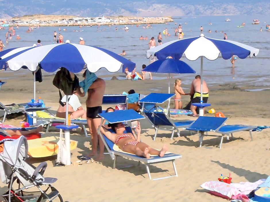 Rajska plaža na Rabu