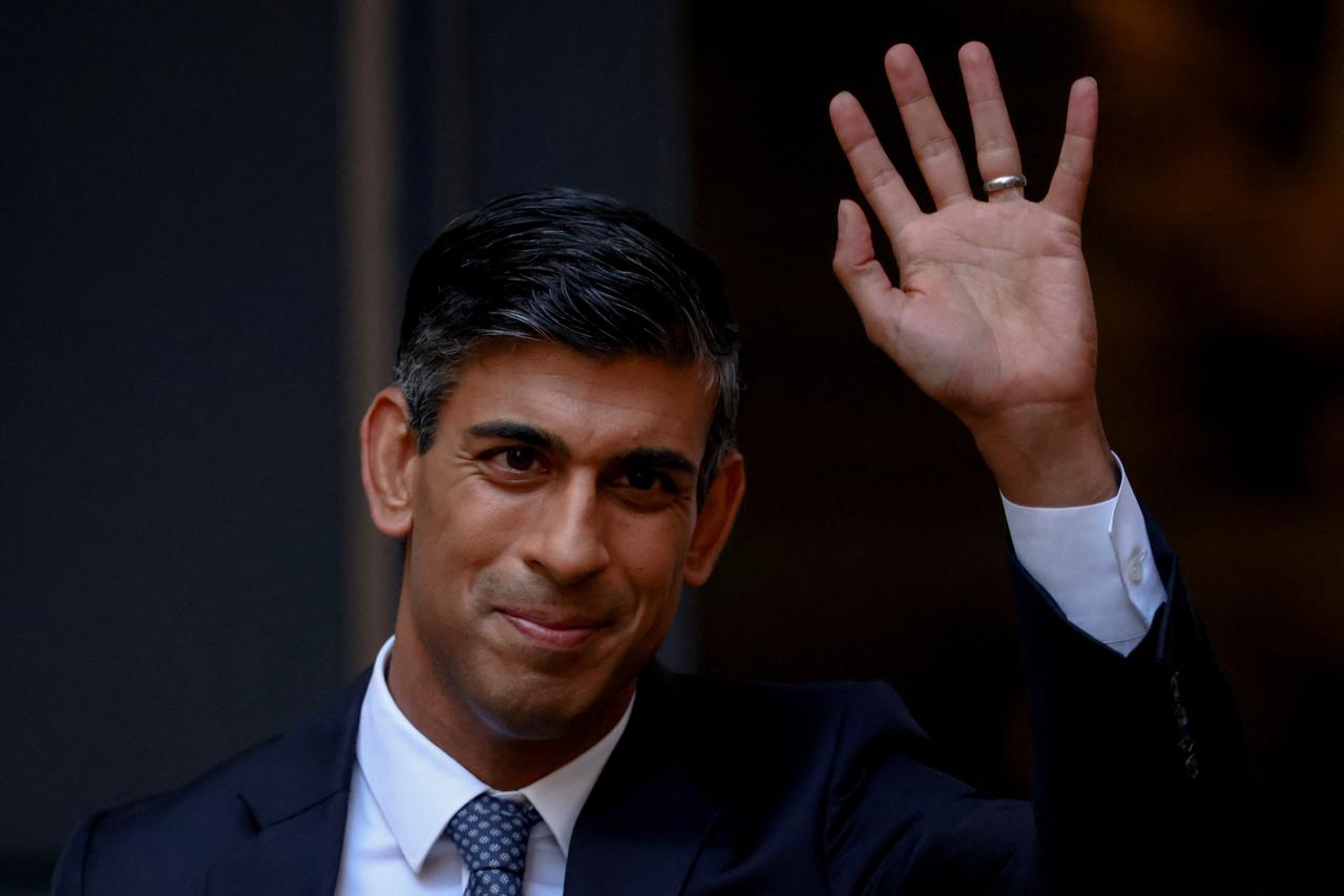 Rishi Sunak in London