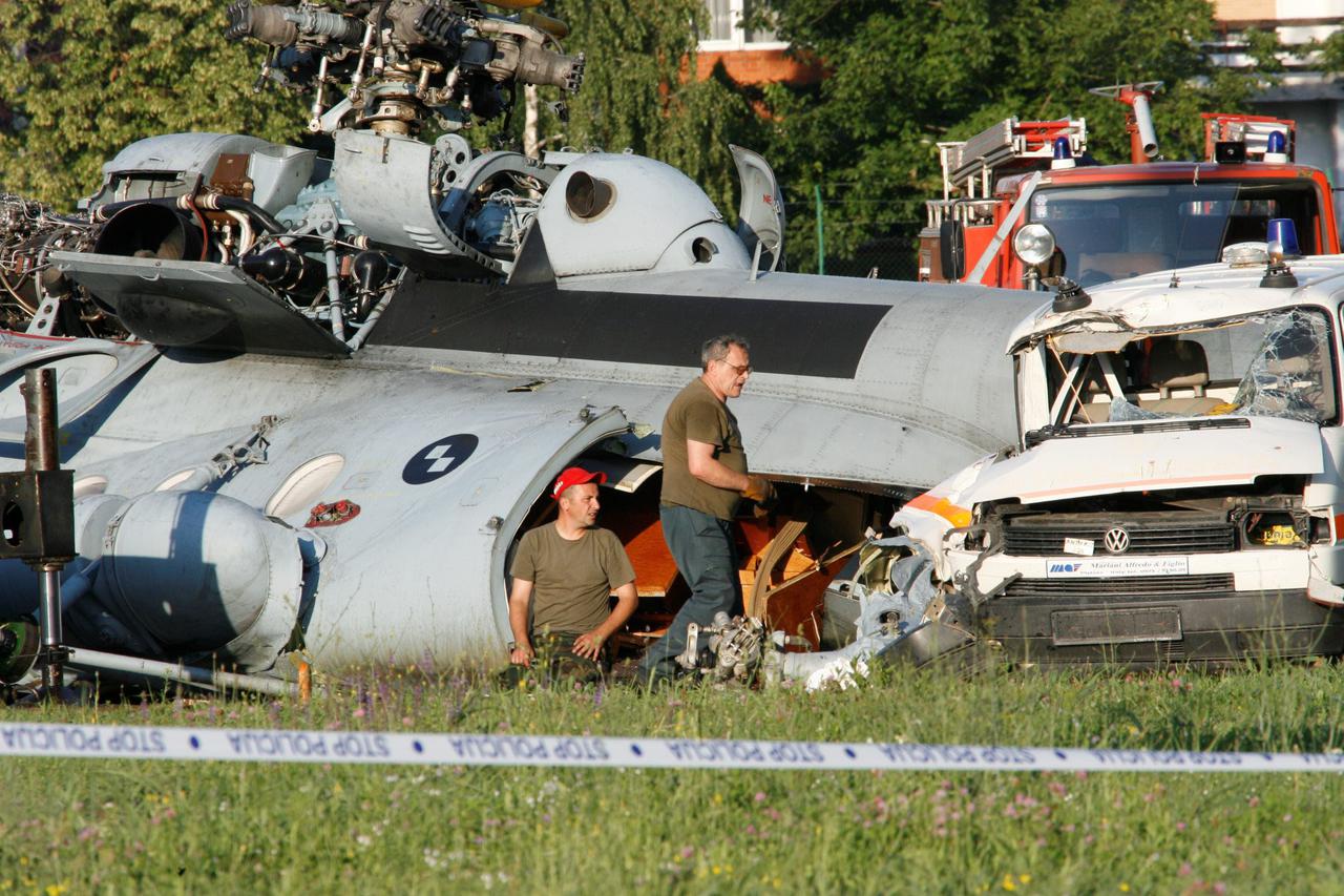 pad vojnog helikoptera