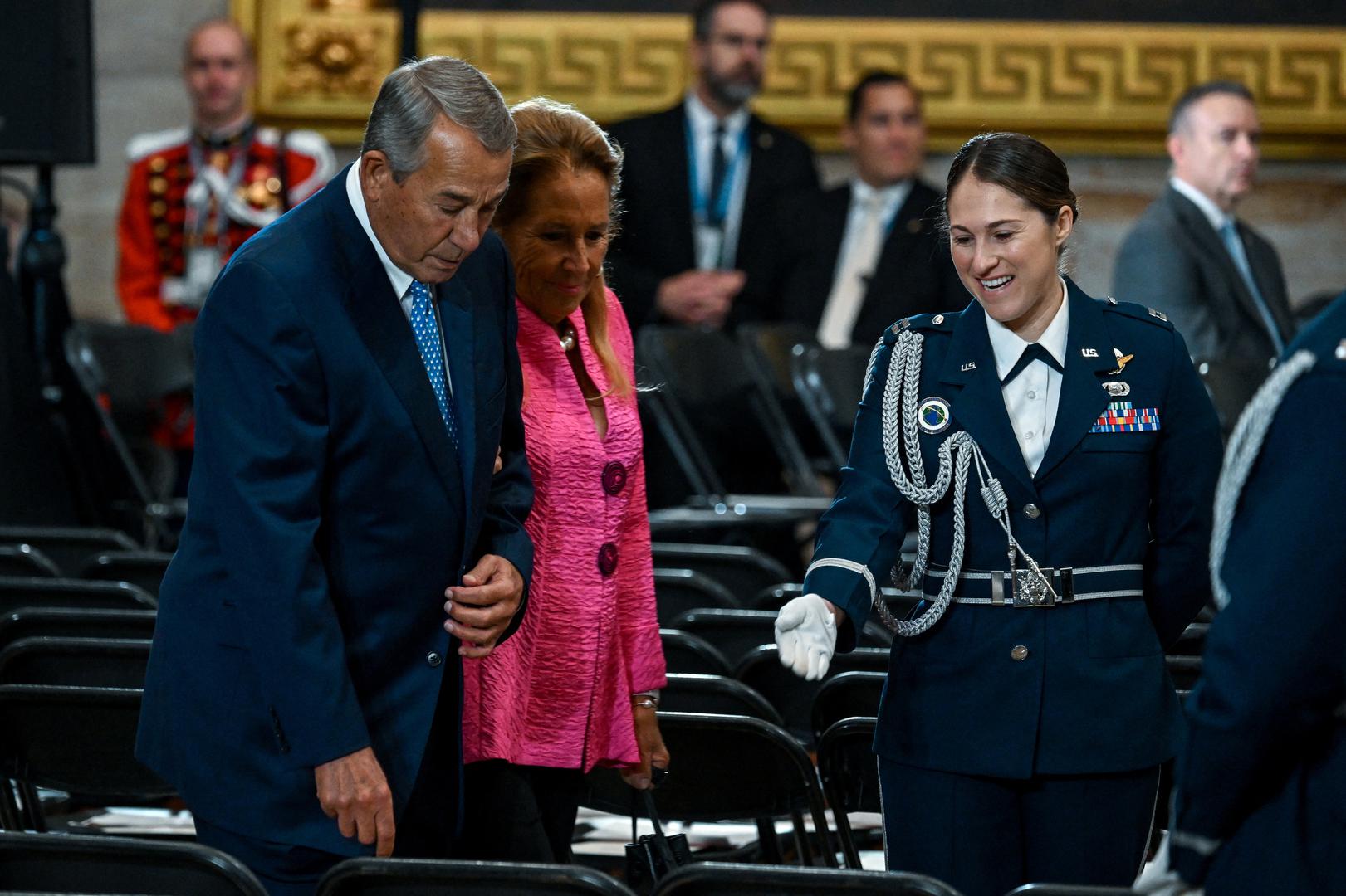 Former Speaker John Boehner arrives before the inauguration of Donald Trump as the 47th president of the United States takes place inside the Capitol Rotunda of the U.S. Capitol building in Washington, D.C., Monday, January 20, 2025. It is the 60th U.S. presidential inauguration and the second non-consecutive inauguration of Trump as U.S. president.  Kenny Holston/The New York Times  NYTCREDIT: Kenny Holston/The New York Times    Kenny Holston/The New York Times/Pool via REUTERS Photo: Kenny Holston/The New York Times/REUTERS