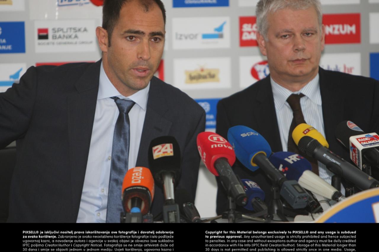 '30.04.2013., Split - U Bijelon salonu na Poljudu predstavljen je novi trener Hajduka Igor Tudor koji je objavio da ce mu pomocnici biti Hari Vukas, Jurica Vucko, Tinci Gabric i Boris Peyrek. Igor Tud