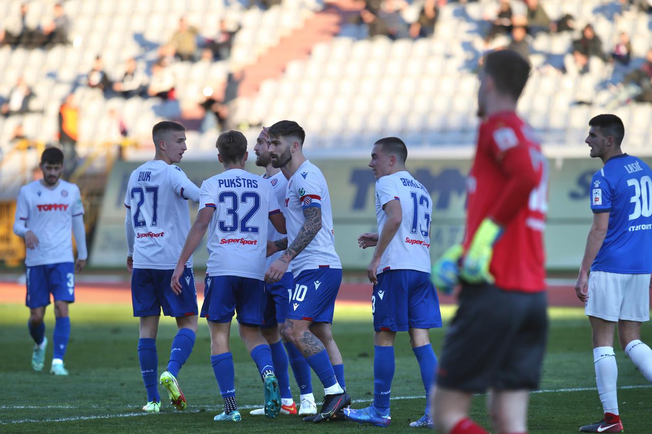 Split: Prijateljska utakmica između Hajduka i Širokog Brijega
