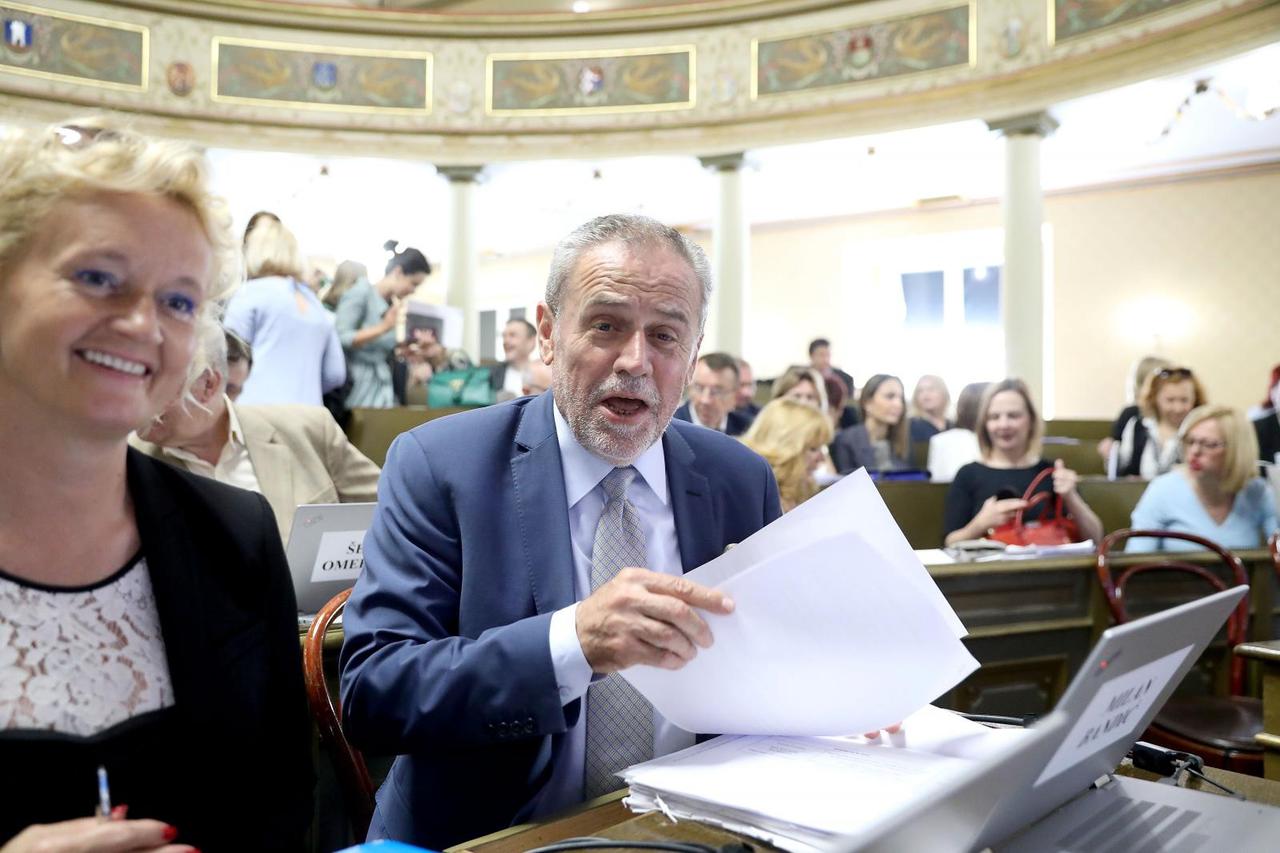 Sjednica zagrebačke Gradske skupštine