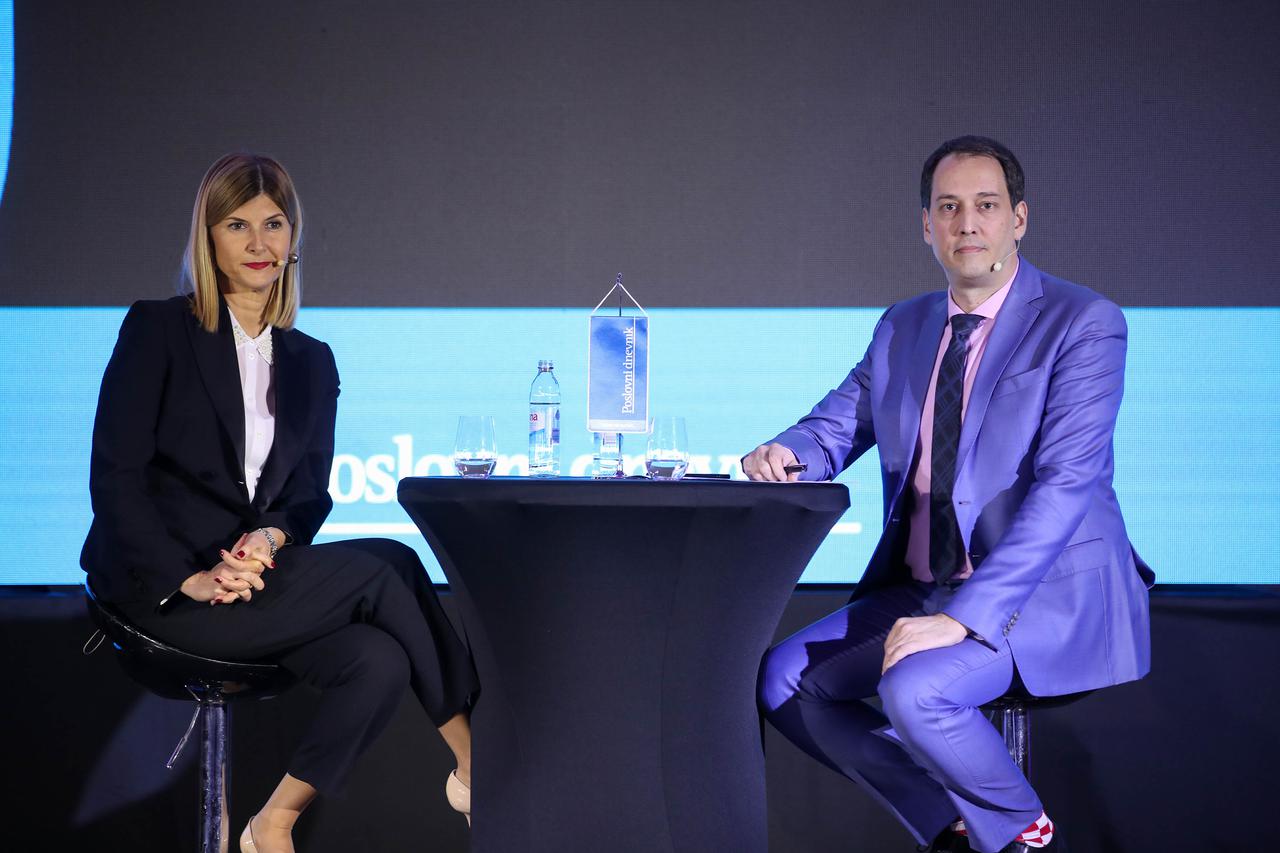 Ivana Bratanić, potpredsjednica Agram EEIG-a i moderator Saša Ćeramilac