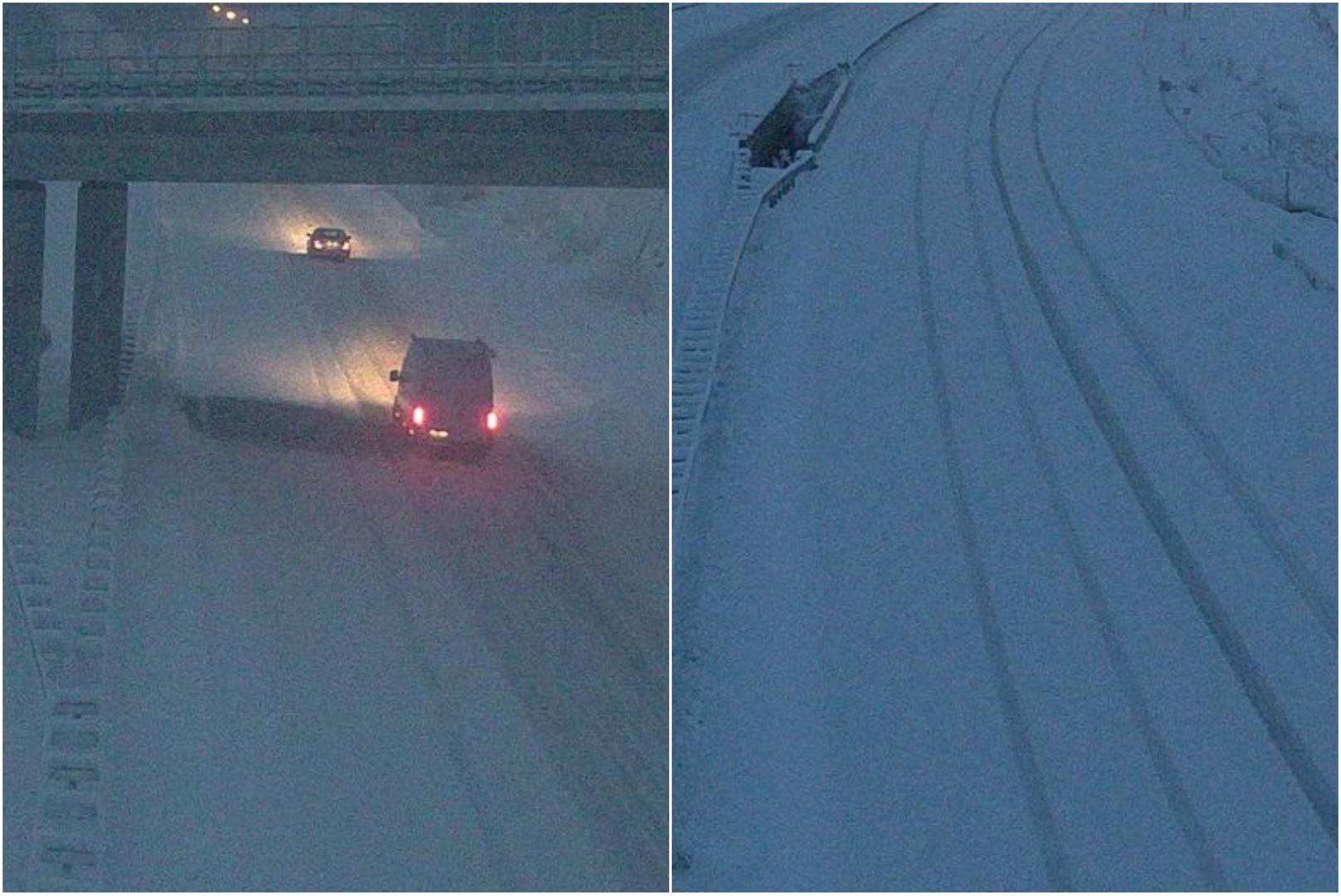 Niske temperature i snijeg koji još uvijek pada u dijelu zemlje mogli bi stvoriti probleme u prometu. Hrvatski autoklub (HAK) zbog toga poziva vozače na oprez. 