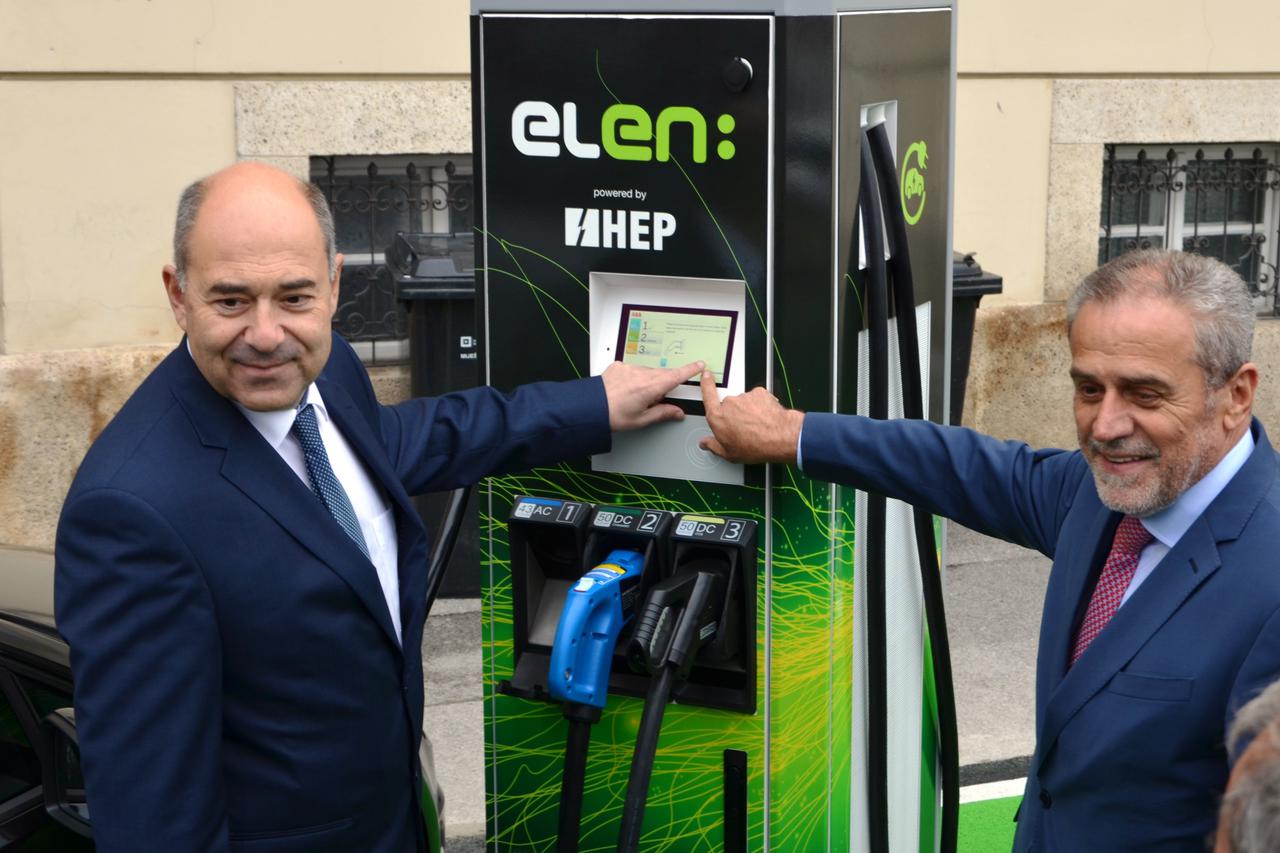 HEP u Zagrebu pustio u rad 100. ELEN punionicu za električna vozila