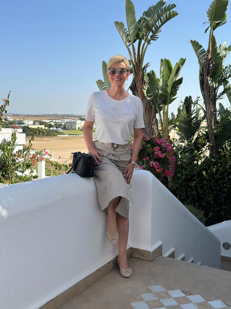 Putovanja su joj, kako je napisala, nudila i profesionalnu svrhu, ali i trenutke predaha, refleksije i punjenja energije.

