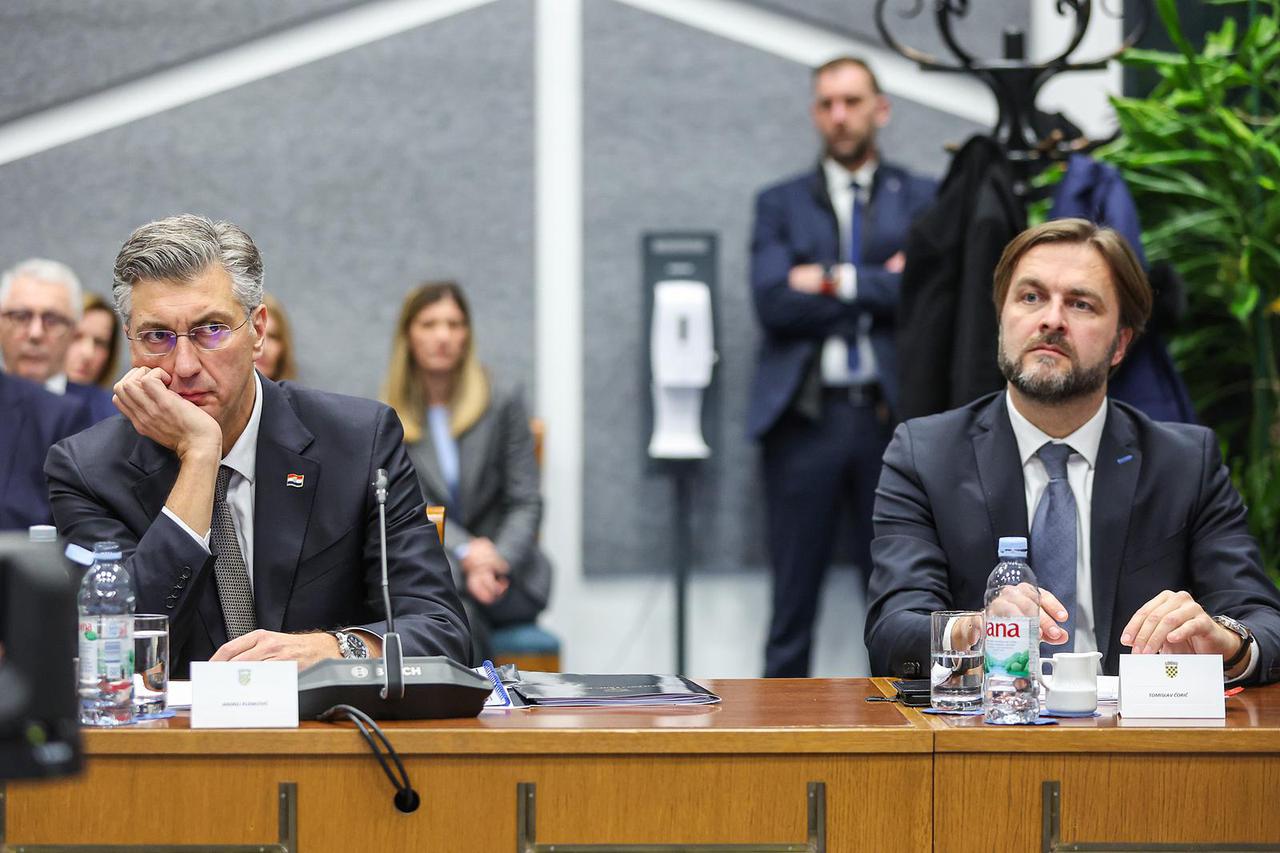 Sjednica saborskog Odbora za financije i državni proračun na kojem se predstavlja Tomislav Ćorić, kandidat za ministra financija