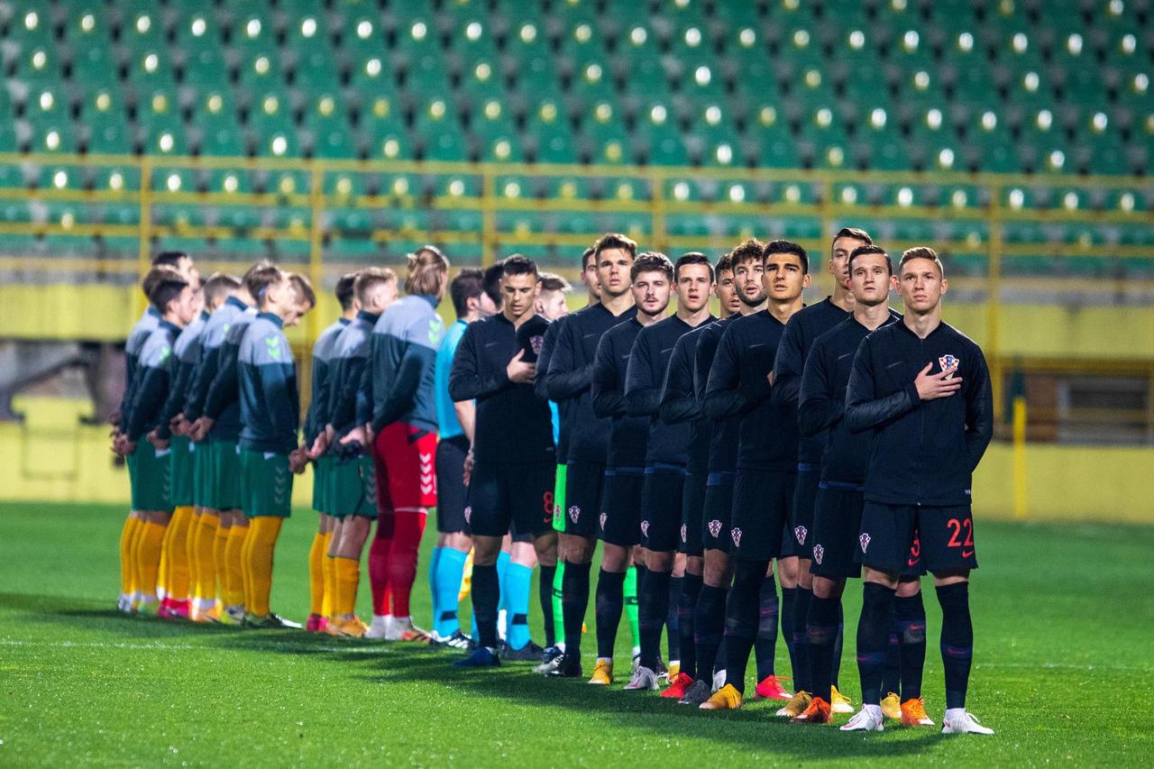 Pula: Kvalifikacijska utakmica za U21 Europsko prvenstvo, Hrvatska - Litva