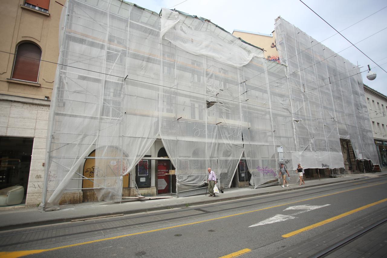 Zagreb: Radovi na obnovi Dramskog kazališta Gavella