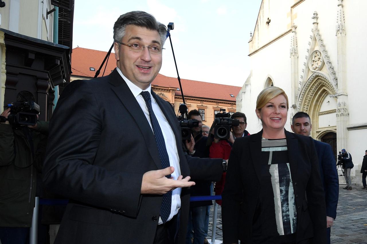 Andrej Plenković i Kolinda Grabar-Kitarović sazvali sjednicu Vijeća za obranu