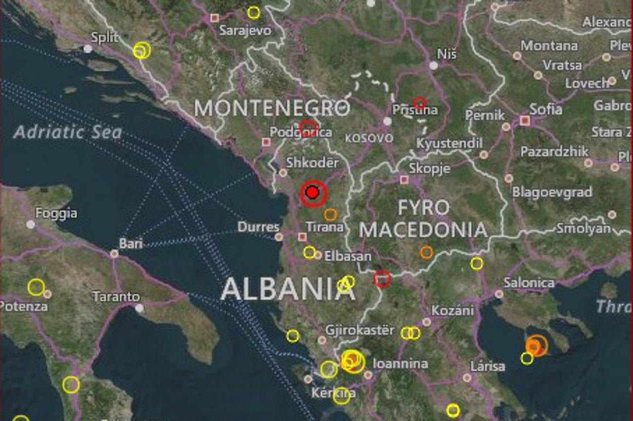 Potres Albanija, 5,1