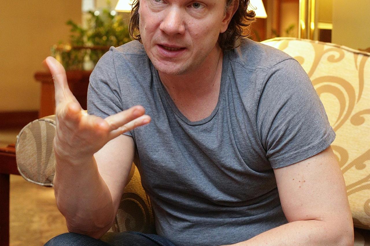 20.05.2015., Zagreb - Roslund, jedan od autorskog svedskog dvojca, pisac knjige Medvjedji ples.  Photo: Zarko Basic/PIXSELL