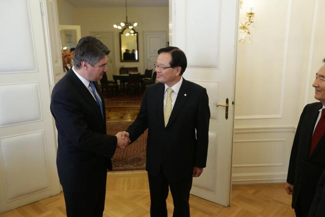 Milanović primio predsjednika Narodne skupštine Republike Koreje