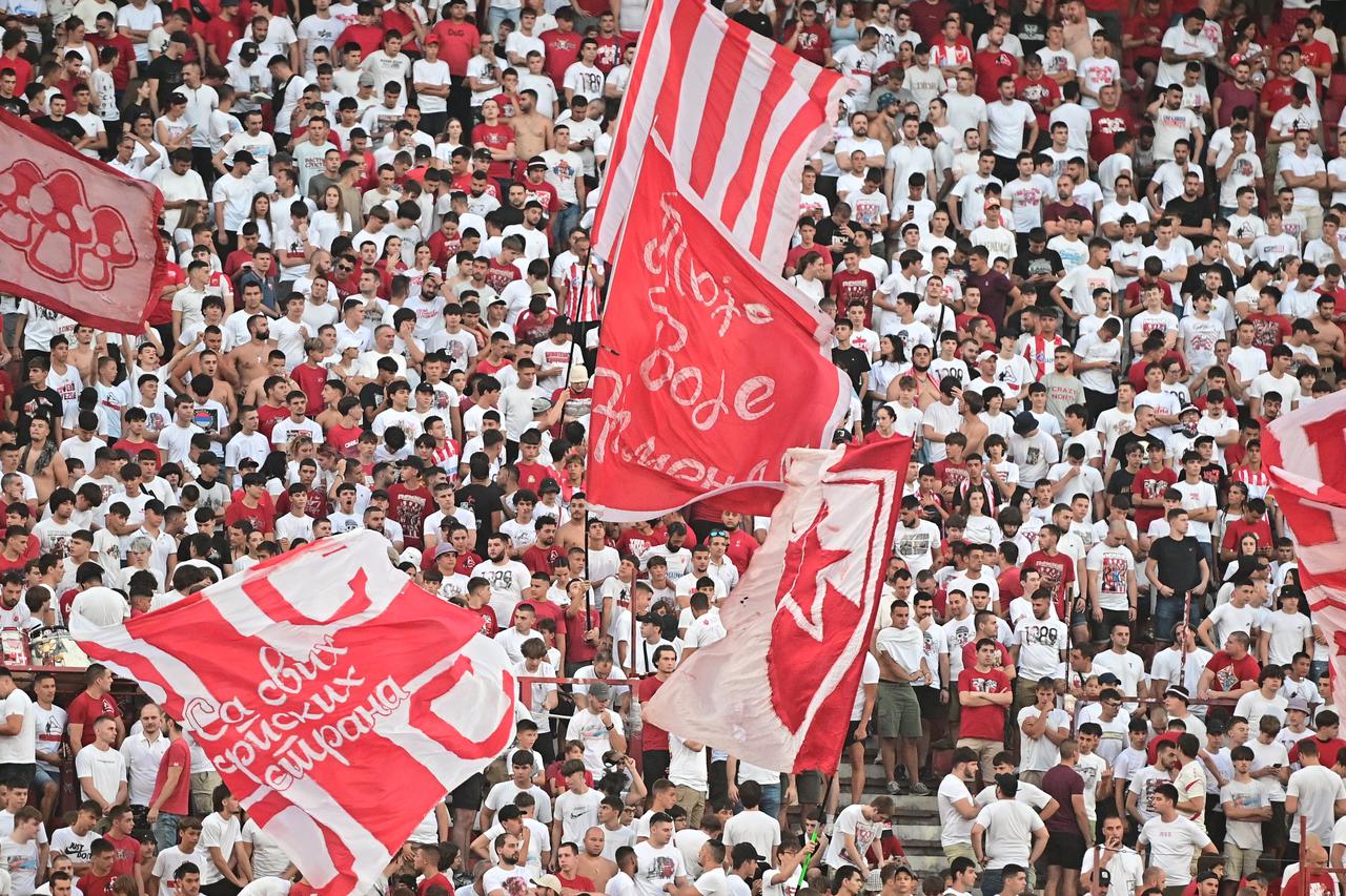 Beograd:  Utakmica trećeg kola kvalifikacija za Ligu prvaka,  FK Crvena zvezda  - FK Hapoel 