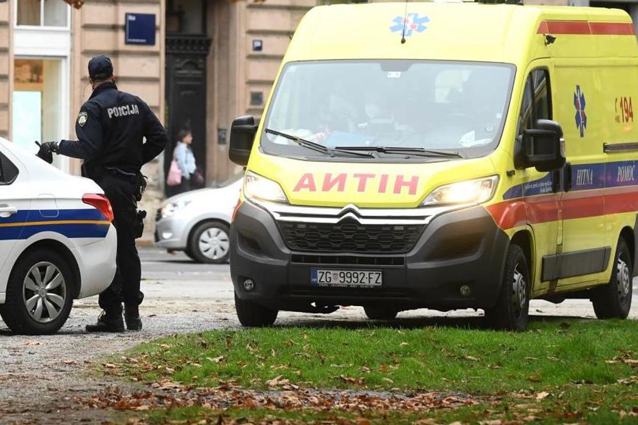 Zagreb: Policija okružila mladića do dolaska hitne pomoći koja ga je i odvela