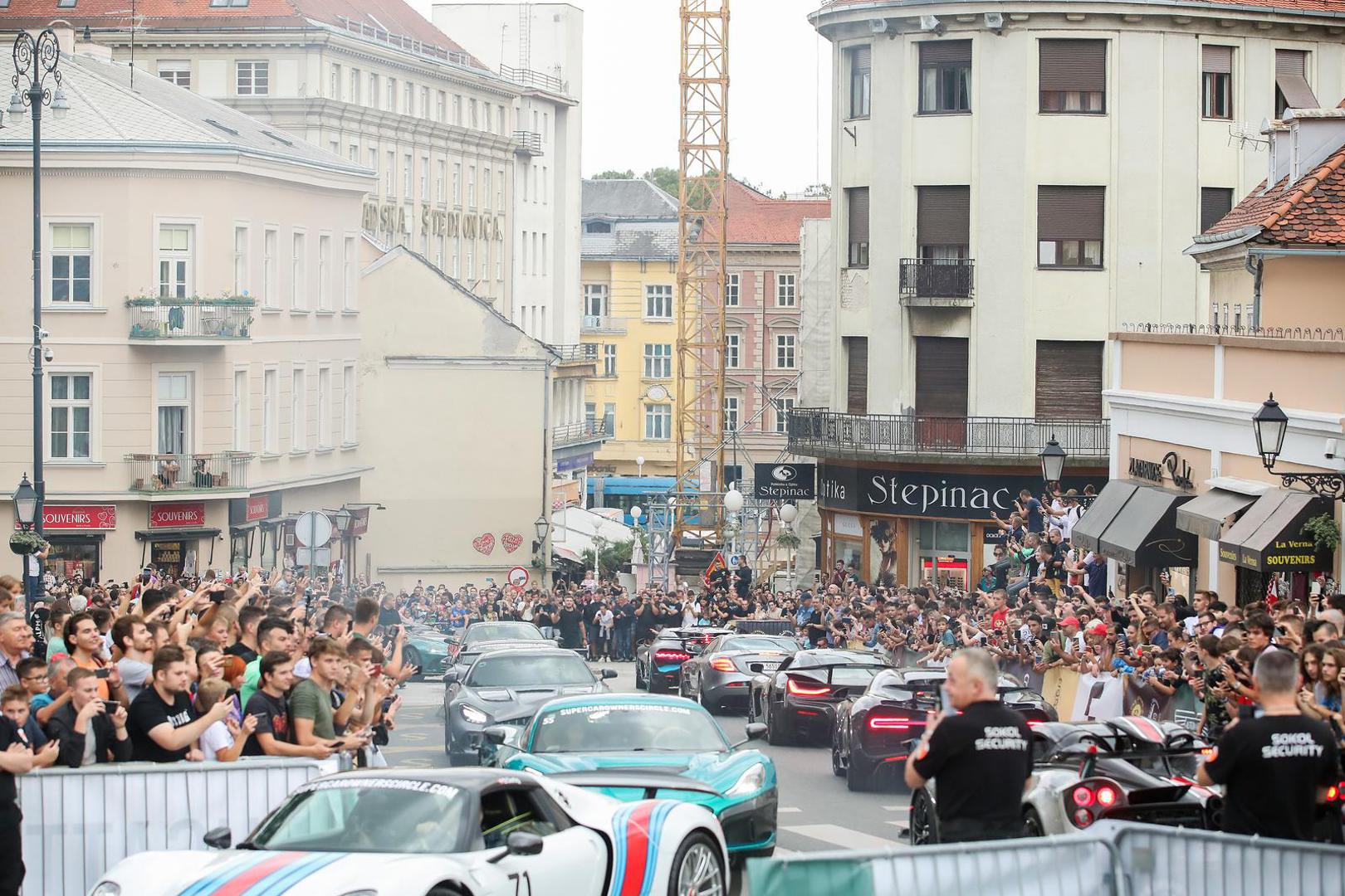 02.09.2022., Zagreb - Ceremonija predstavljanja automobila Supercar Owners Circle Croatia 2022 ispred Katedrale. Photo: Luka Stanzl/PIXSELL