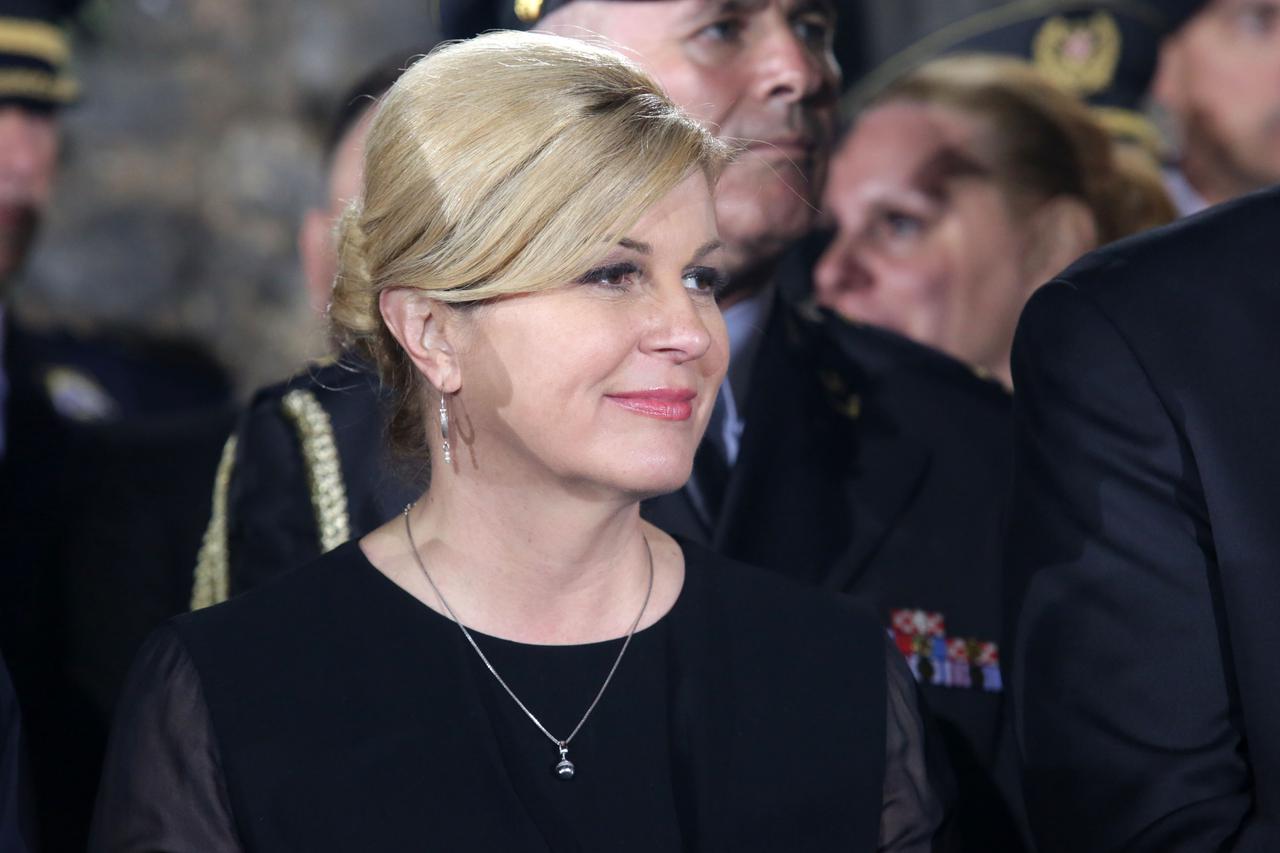 Predsjednica Kolinda Grabar Kitarović u Kninu