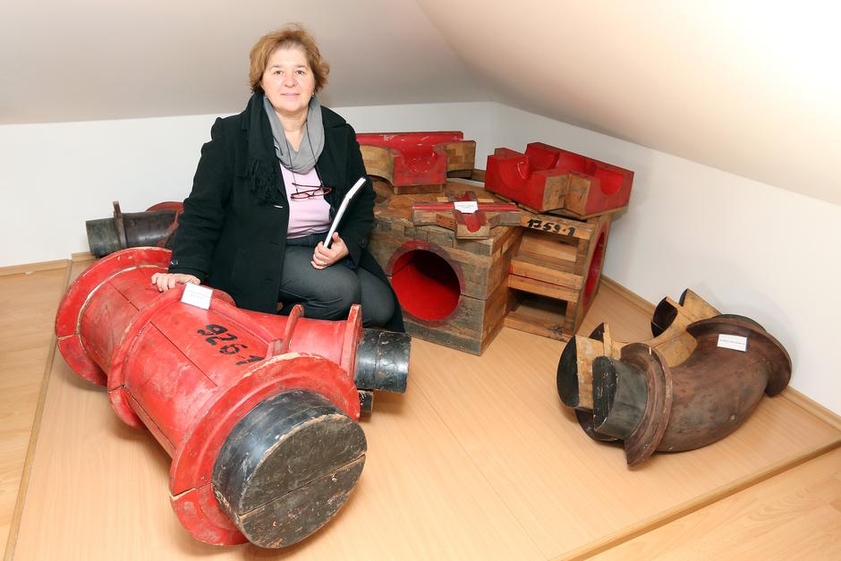 27.01.2016., Zagreb - Muzej vodoopskrbe nalazi na vodocrpilistu Mala Mlaka. Voditeljica muzeja Renata Cipin. Photo: Goran Jakus/PIXSELL